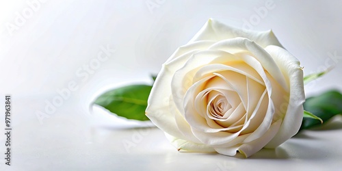 White roses flower background photographed from a tilted angle