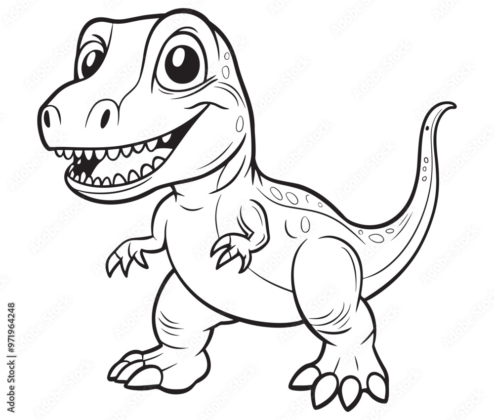 Tyrannosaurus rex dinosaur vector dinosaur illustration