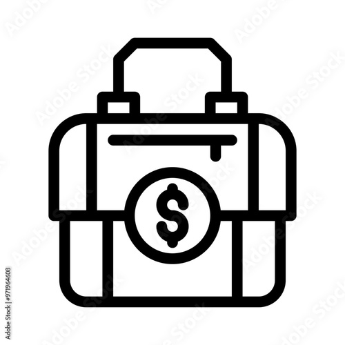 briefcase line icon