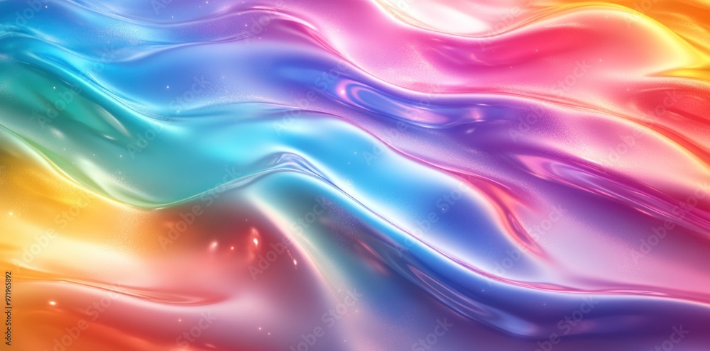 Abstract Colorful Liquid Texture with Glitter Abstract Colorful Liquid Texture with Glitter