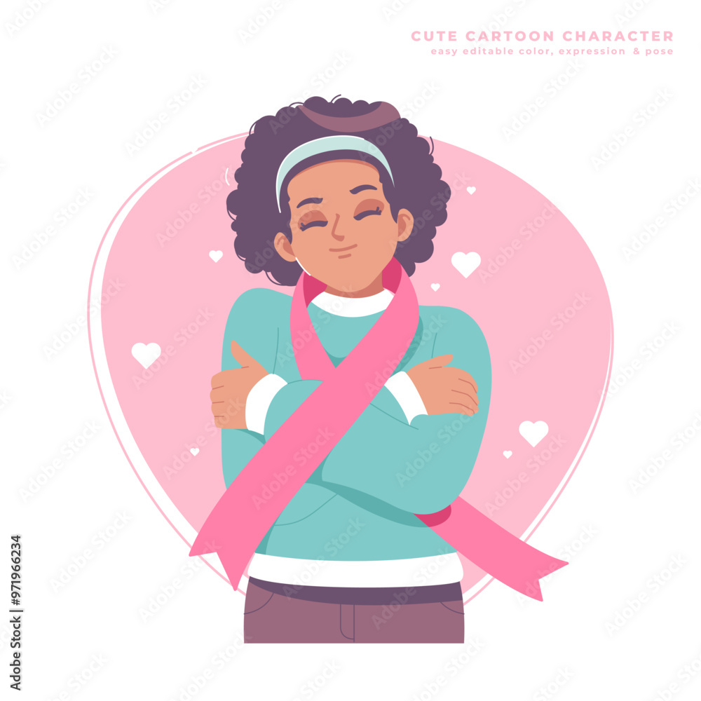 selflove concept african girl character design selflove concept african girl character design