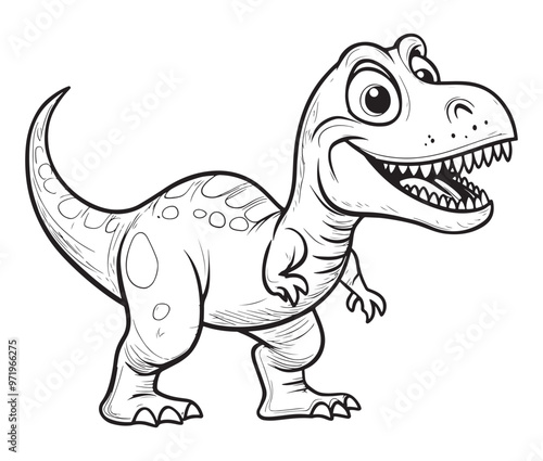 Tyrannosaurus rex dinosaur vector dinosaur illustration