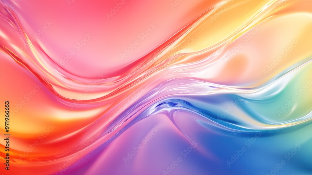 Abstract Colorful Wavy Pattern Background Abstract Colorful Wavy Pattern Background