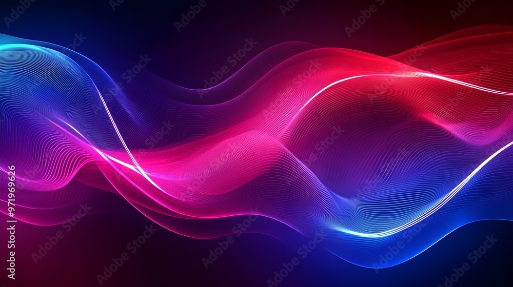 Abstract wave design in vibrant pink and blue hues, creating a smooth and flowing visual effect. Perfect for backgrounds and graphics. Abstract wave design in vibrant pink and blue hues, creating a smooth and flowing visual effect. Perfect for backgrounds and graphics.