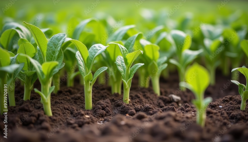 Vibrant life sprouting from the earth Vibrant life sprouting from the earth