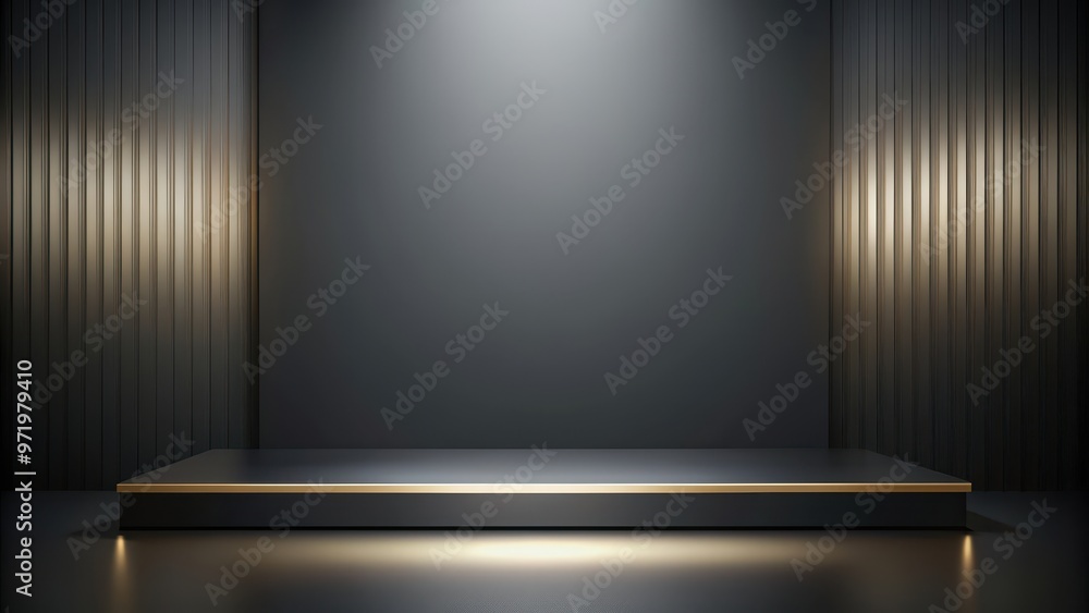 Luxurious empty space room with abstract dark gray and black gradient background for product displays , luxury, abstract Luxurious empty space room with abstract dark gray and black gradient background for product displays , luxury, abstract