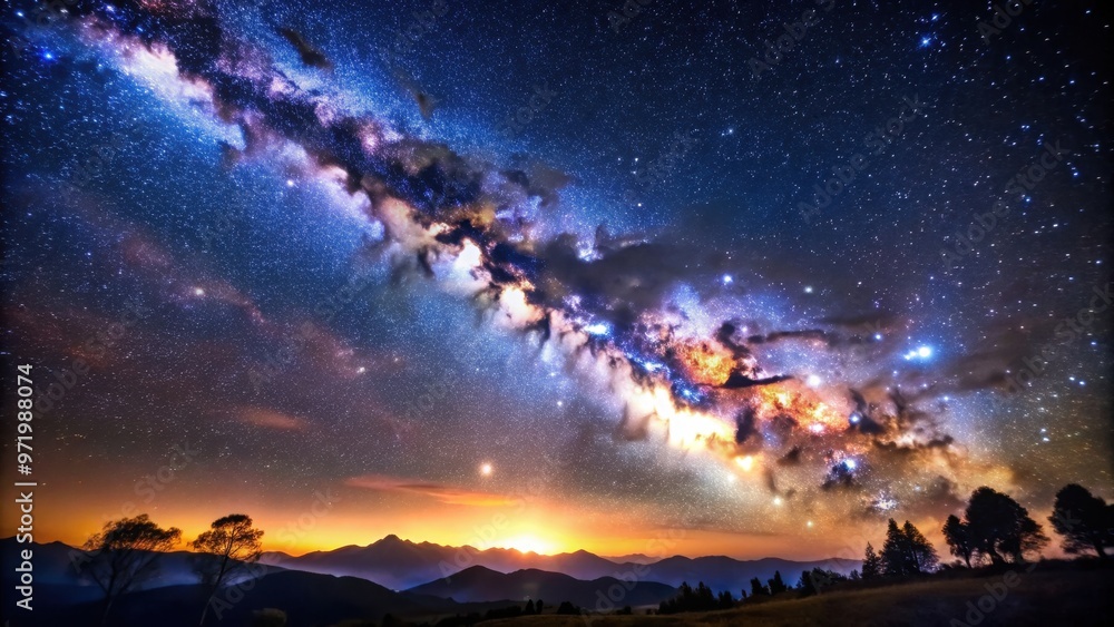 A breathtaking view of stars shining brightly in the night galaxy, stars, night sky, galaxy, astronomy, space A breathtaking view of stars shining brightly in the night galaxy, stars, night sky, galaxy, astronomy, space