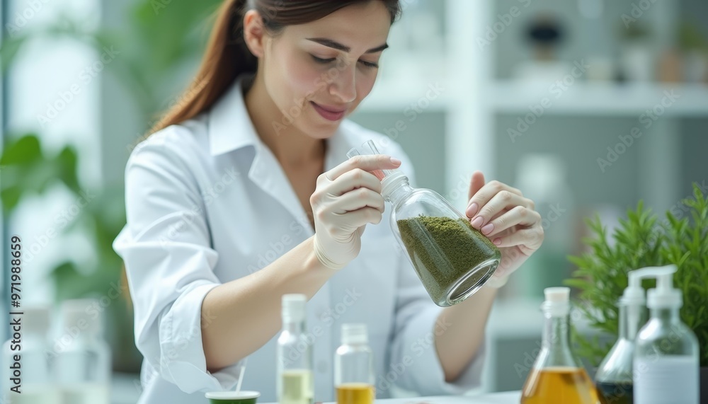 Experimenting with natural ingredients in a lab setting Experimenting with natural ingredients in a lab setting