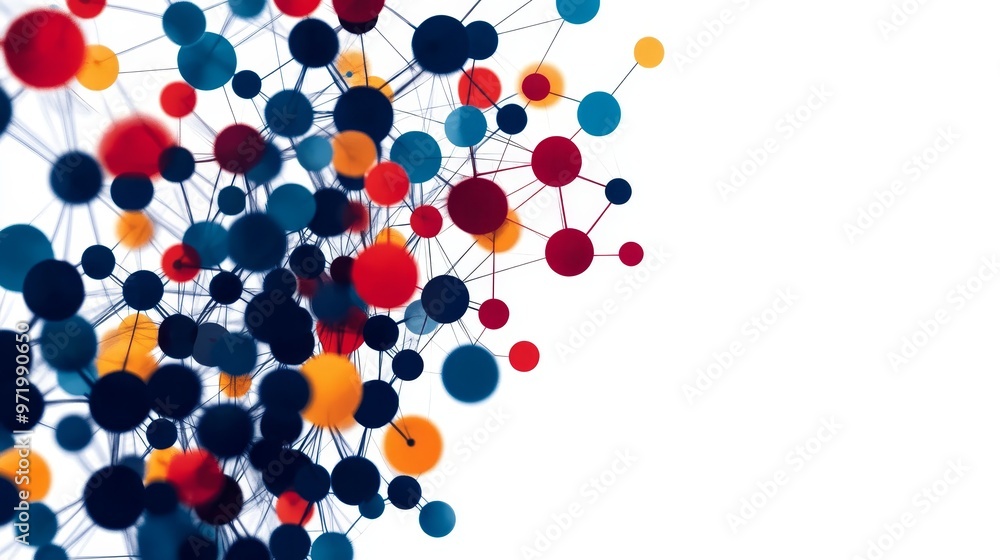 A vibrant abstract image showcasing a network of interconnected dots in various colors, symbolizing collaboration, growth, connection, and innovation. A vibrant abstract image showcasing a network of interconnected dots in various colors, symbolizing collaboration, growth, connection, and innovation.
