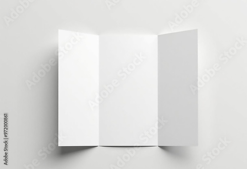 Blank brochure mockup Design Template