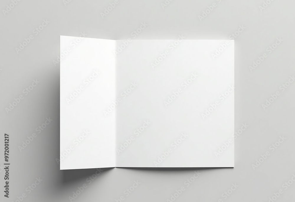 Blank brochure mockup Design Template Blank brochure mockup Design Template