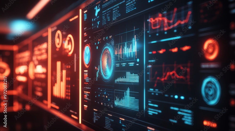 A dynamic presentation board filled with statistics and data about the most viral topics of the week A dynamic presentation board filled with statistics and data about the most viral topics of the week