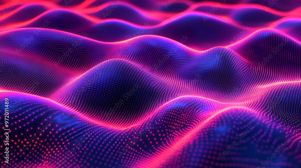 Abstract Purple Pink Neon Glowing Dots Pattern Background Abstract Purple Pink Neon Glowing Dots Pattern Background
