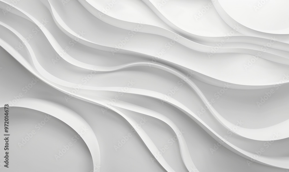Abstract white waves and curves on a smooth surface. Minimalist design background for digital and print. Abstract white waves and curves on a smooth surface. Minimalist design background for digital and print.