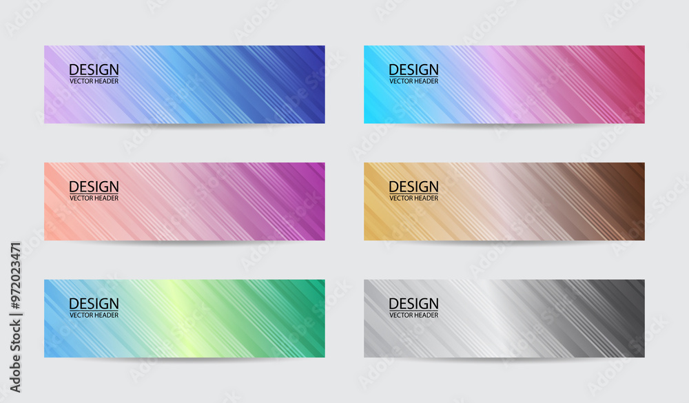Fototapeta premium Modern pattern concepts colors design elements headers