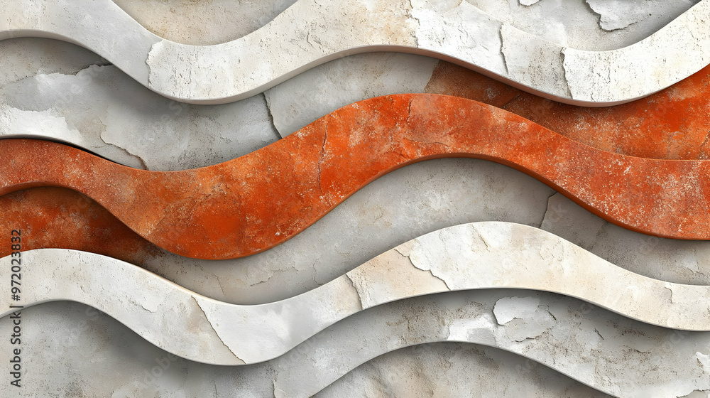 Obraz premium Abstract Wavy Stone Texture Background
