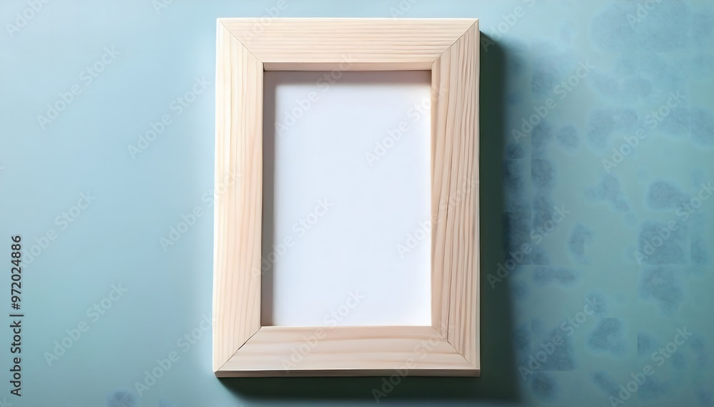 3D rendering of an empty photo frame on a studio background. 3D rendering of an empty photo frame on a studio background.