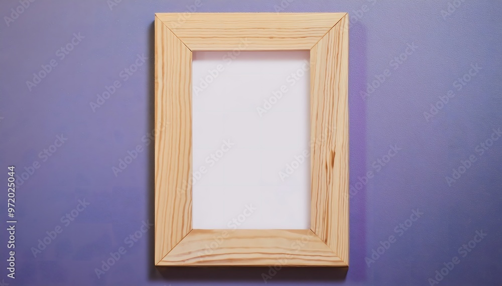 3D rendering of an empty photo frame on a studio background. 3D rendering of an empty photo frame on a studio background.