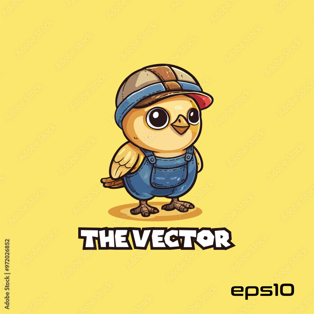 Cute chicken logo, vector, mascot, character, cartoon, illustration, eps10 Cute chicken logo, vector, mascot, character, cartoon, illustration, eps10