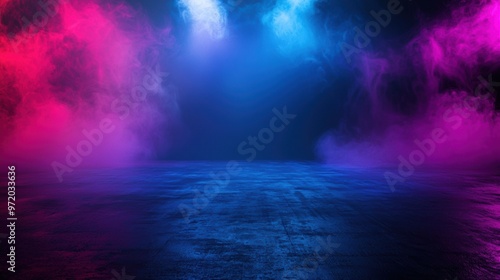 Wallpaper Mural Enchanting Ethereal Landscape with Vibrant Smoke and Moody Atmosphere Torontodigital.ca