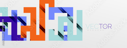 Color bend lines with shadow texture effect. Vector Illustration For Wallpaper, Banner, Background, Card, Book Illustration, landing page