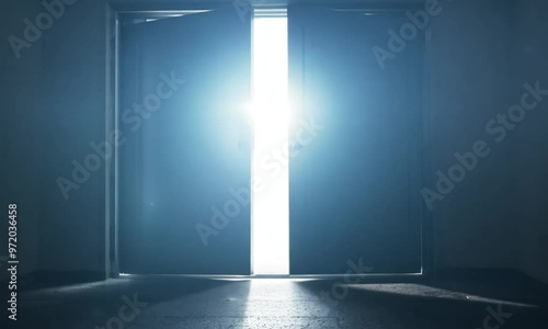 open door to the light