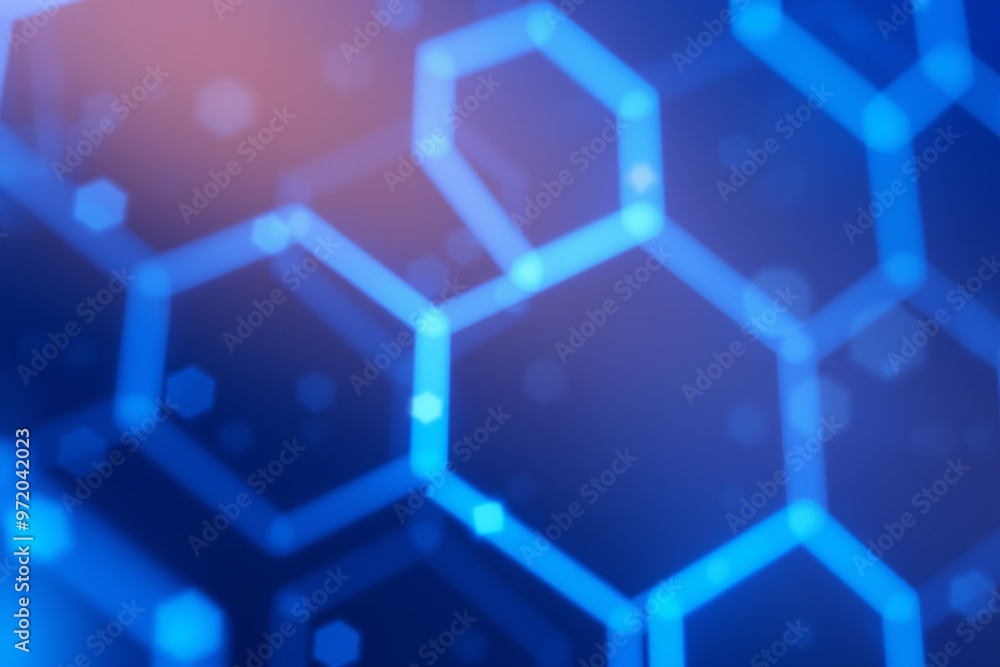 Futuristic Hexagonal Digital Background.generative AI Futuristic Hexagonal Digital Background.generative AI
