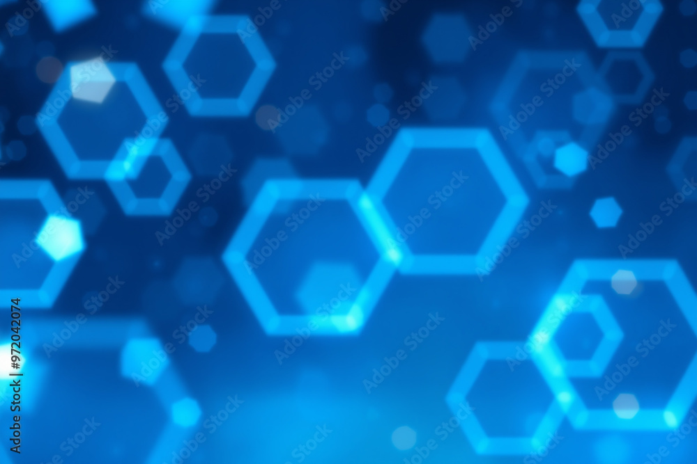 Futuristic Hexagonal Digital Background.generative AI Futuristic Hexagonal Digital Background.generative AI