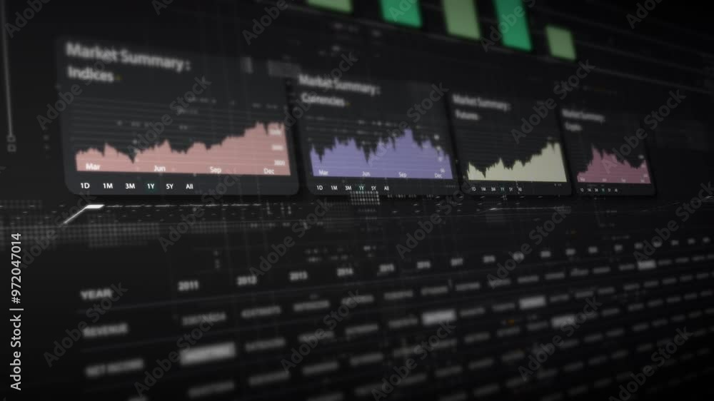Dynamic data visuals for business info graphics, animated charts, and data-driven insights for a business meeting mock-up. Explore the world of trading, stock exchanges, and crypto Dynamic data visuals for business info graphics, animated charts, and data-driven insights for a business meeting mock-up. Explore the world of trading, stock exchanges, and crypto