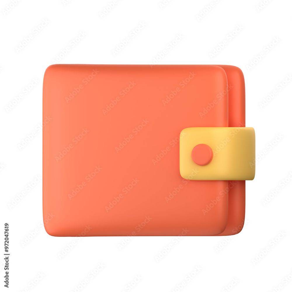 Wallet 3D Icon, perfect for E-commerce element Wallet 3D Icon, perfect for E-commerce element