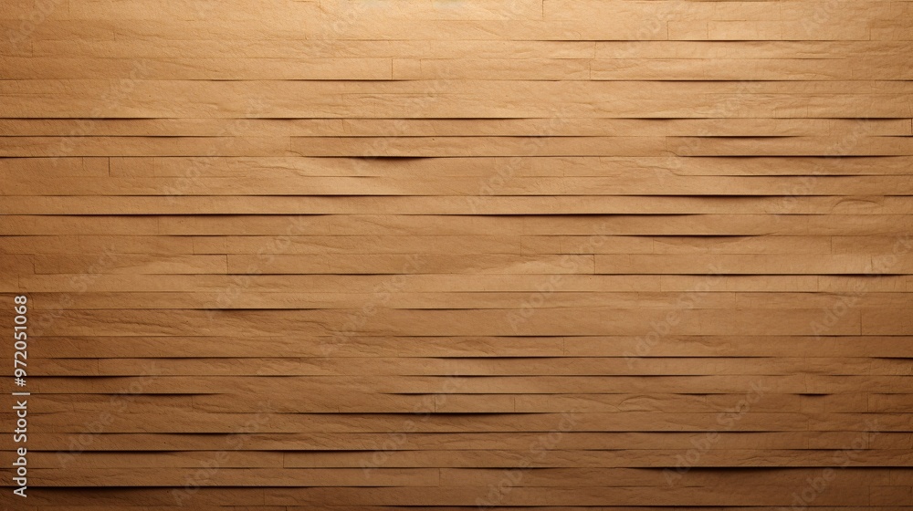 Fototapeta premium Horizontal alignment of smooth kraft paper texture