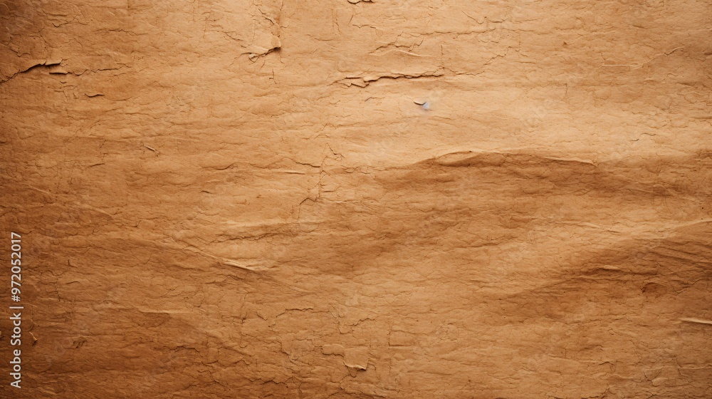 Horizontal alignment of natural kraft paper texture Horizontal alignment of natural kraft paper texture