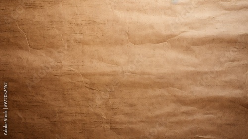 Horizontal background of natural kraft paper texture soft and smooth