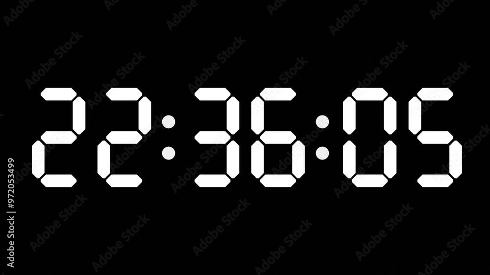 22:36 - 60 Second Full-Screen Countdown Timer with 7-Segment Display | 10:36 PM (Ten O'Clock Thirty-Six Minutes) | Twenty-Two O'Clock, Thirty-Six Minutes 22:36 - 60 Second Full-Screen Countdown Timer with 7-Segment Display | 10:36 PM (Ten O'Clock Thirty-Six Minutes) | Twenty-Two O'Clock, Thirty-Six Minutes