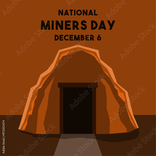 National Maners Day. December 6. Flat design vector. Poster, banner, card, background.