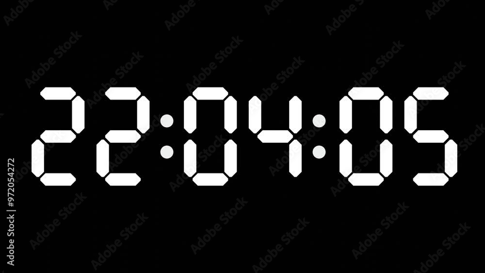 22:04 - 60 Second Full-Screen Countdown Timer with 7-Segment Display | 10:04 PM (Ten O'Clock Four Minutes) | Twenty-Two O'Clock, Four Minutes 22:04 - 60 Second Full-Screen Countdown Timer with 7-Segment Display | 10:04 PM (Ten O'Clock Four Minutes) | Twenty-Two O'Clock, Four Minutes