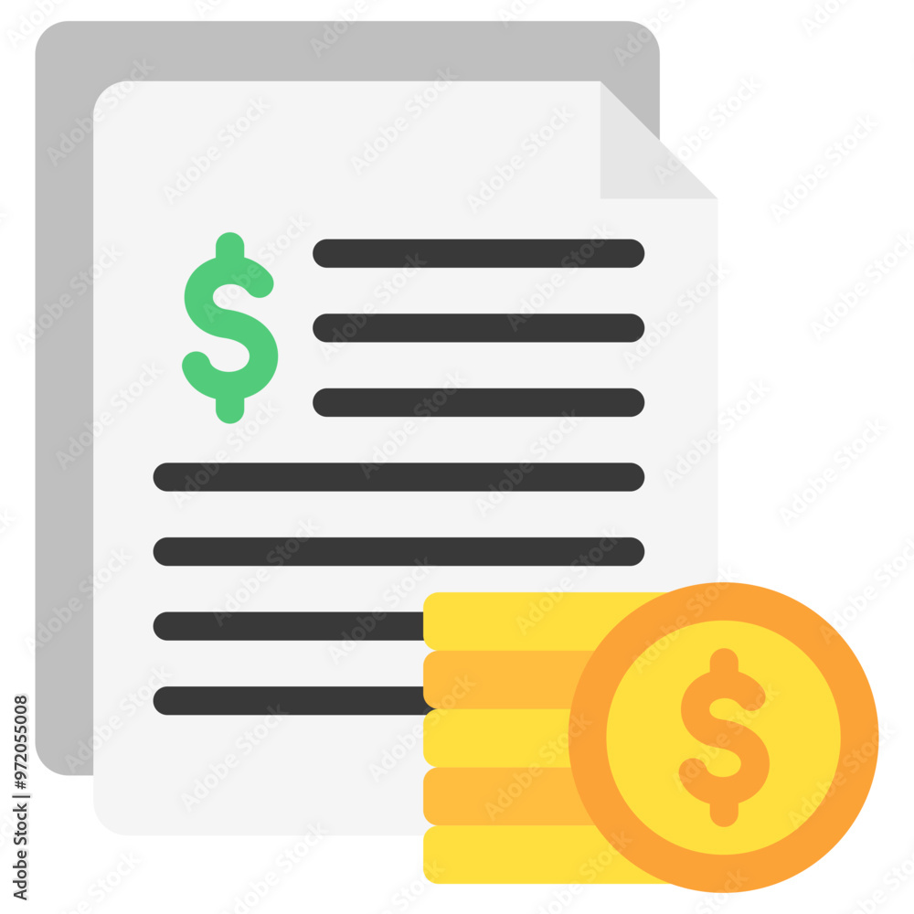 Budget multi color icon. related to education, business, economy, financial theme. best for UI, UX, app and web development. Budget multi color icon. related to education, business, economy, financial theme. best for UI, UX, app and web development.