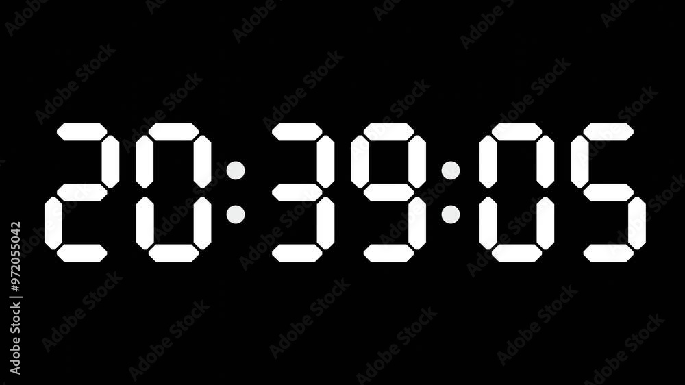 20:39 - 60 Second Full-Screen Countdown Timer with 7-Segment Display | 8:39 PM (Eight O'Clock Thirty-Nine Minutes) | Twenty O'Clock, Thirty-Nine Minutes 20:39 - 60 Second Full-Screen Countdown Timer with 7-Segment Display | 8:39 PM (Eight O'Clock Thirty-Nine Minutes) | Twenty O'Clock, Thirty-Nine Minutes