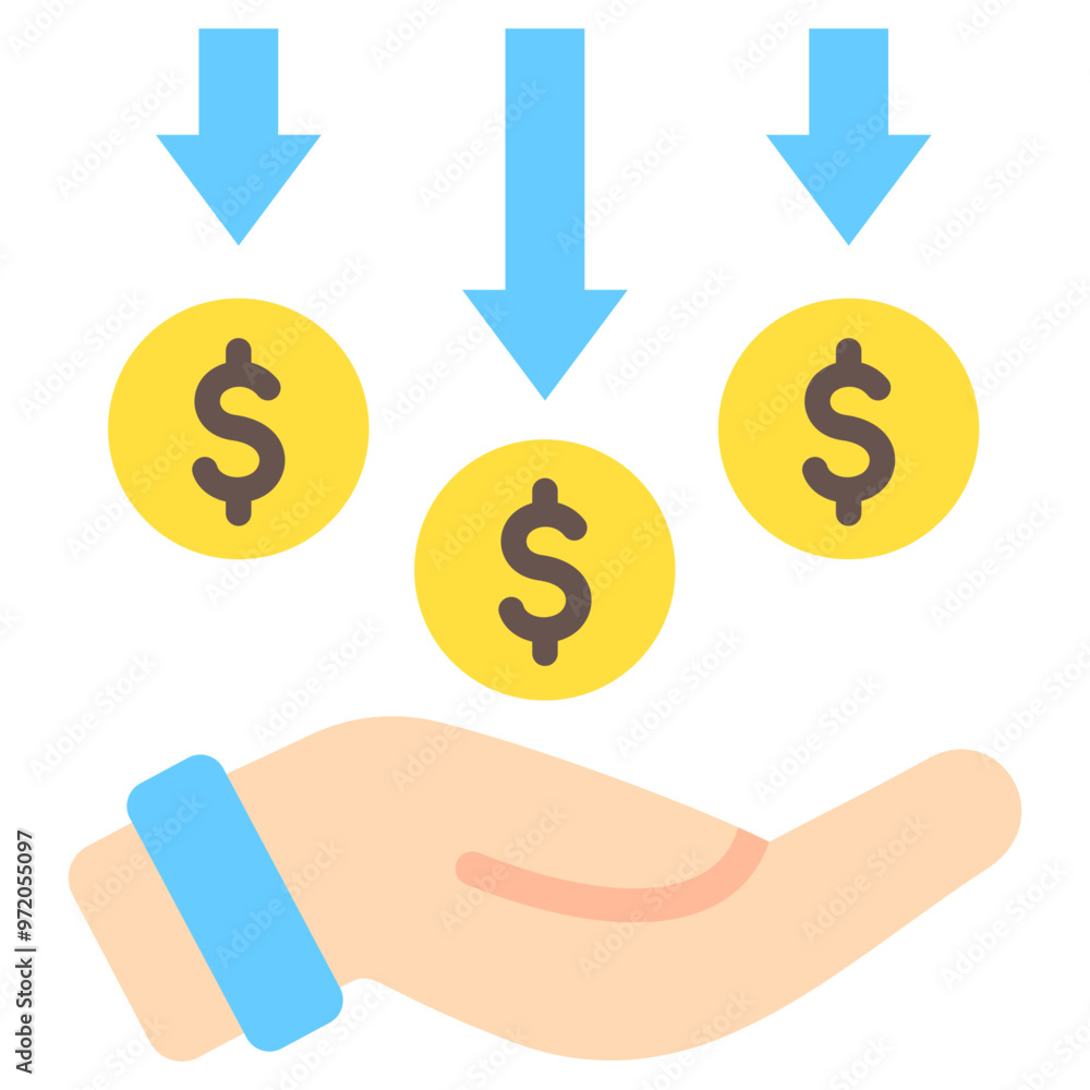 Dividend. multi color icon. related to education, business, economy, financial theme. best for UI, UX, app and web development. Dividend. multi color icon. related to education, business, economy, financial theme. best for UI, UX, app and web development.
