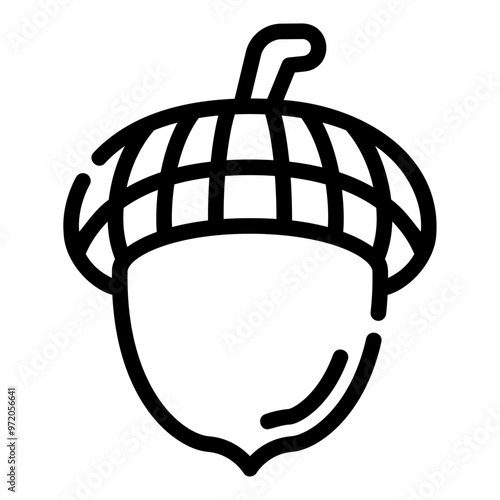 acorn Line Icon