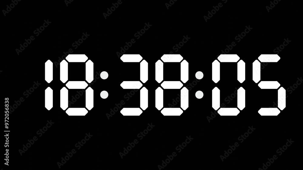 18:38 - 60 Second Full-Screen Countdown Timer with 7-Segment Display | 6:38 PM (Six O'Clock Thirty-Eight Minutes) | Eighteen O'Clock, Thirty-Eight Minutes 18:38 - 60 Second Full-Screen Countdown Timer with 7-Segment Display | 6:38 PM (Six O'Clock Thirty-Eight Minutes) | Eighteen O'Clock, Thirty-Eight Minutes