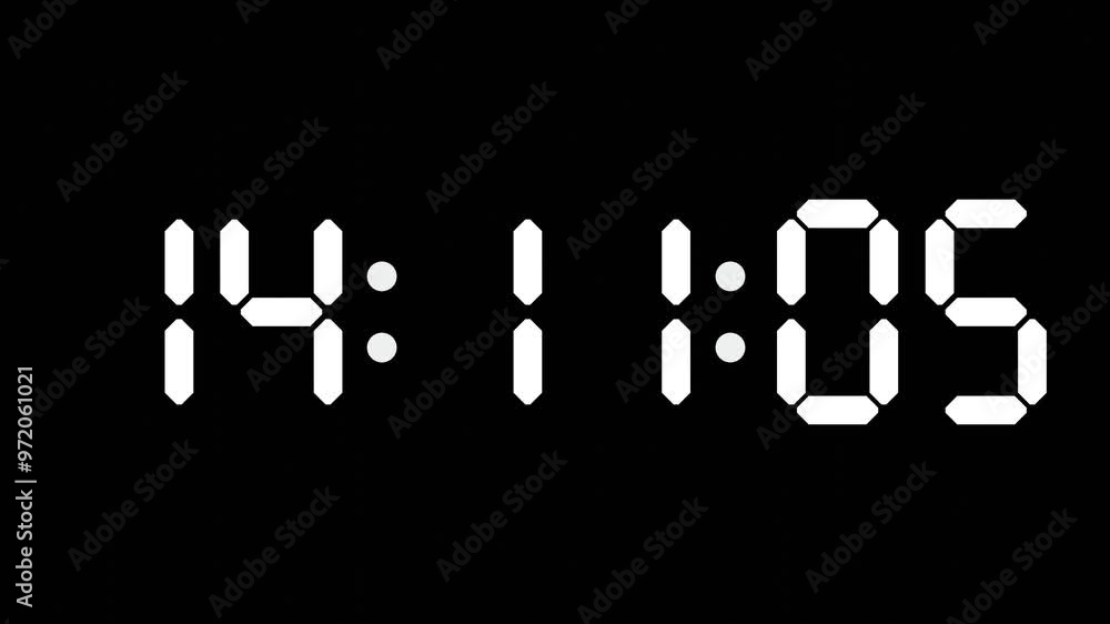 14:11 - 60 Second Full-Screen Countdown Timer with 7-Segment Display | 2:11 PM (Two O'Clock Eleven Minutes) | Fourteen O'Clock, Eleven Minutes 14:11 - 60 Second Full-Screen Countdown Timer with 7-Segment Display | 2:11 PM (Two O'Clock Eleven Minutes) | Fourteen O'Clock, Eleven Minutes