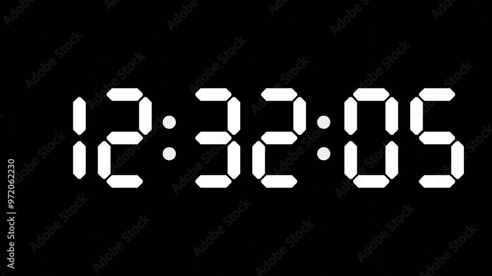 12:32 - 60 Second Full-Screen Countdown Timer with 7-Segment Display | 12:32 PM (Twelve O'Clock Thirty-Two Minutes) | Twelve O'Clock, Thirty-Two Minutes 12:32 - 60 Second Full-Screen Countdown Timer with 7-Segment Display | 12:32 PM (Twelve O'Clock Thirty-Two Minutes) | Twelve O'Clock, Thirty-Two Minutes