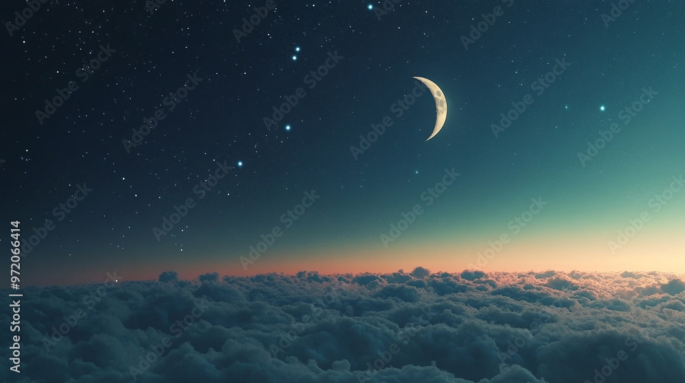 serene night sky with a bright full moon glowing above thick clouds, casting a peaceful light over the landscape. The calm atmosphere evokes feelings of tranquility, mystery, and celestial wonder serene night sky with a bright full moon glowing above thick clouds, casting a peaceful light over the landscape. The calm atmosphere evokes feelings of tranquility, mystery, and celestial wonder