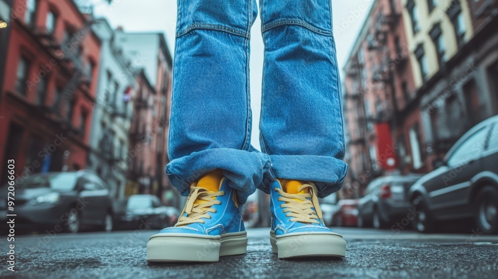 Trendy Teen in Baggy Jeans & Chunky Sneakers Embracing Y2K Fashion with DIY Accessories and Sustainable Gen Z Streetwear Trendy Teen in Baggy Jeans & Chunky Sneakers Embracing Y2K Fashion with DIY Accessories and Sustainable Gen Z Streetwear