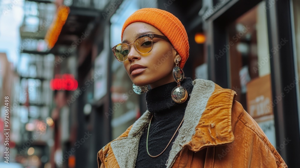 Empowering Gen Z Fashionista Embracing Gender-Fluid Style with Sustainable Upcycled Accessories in Inclusive Streetwear Looks Empowering Gen Z Fashionista Embracing Gender-Fluid Style with Sustainable Upcycled Accessories in Inclusive Streetwear Looks