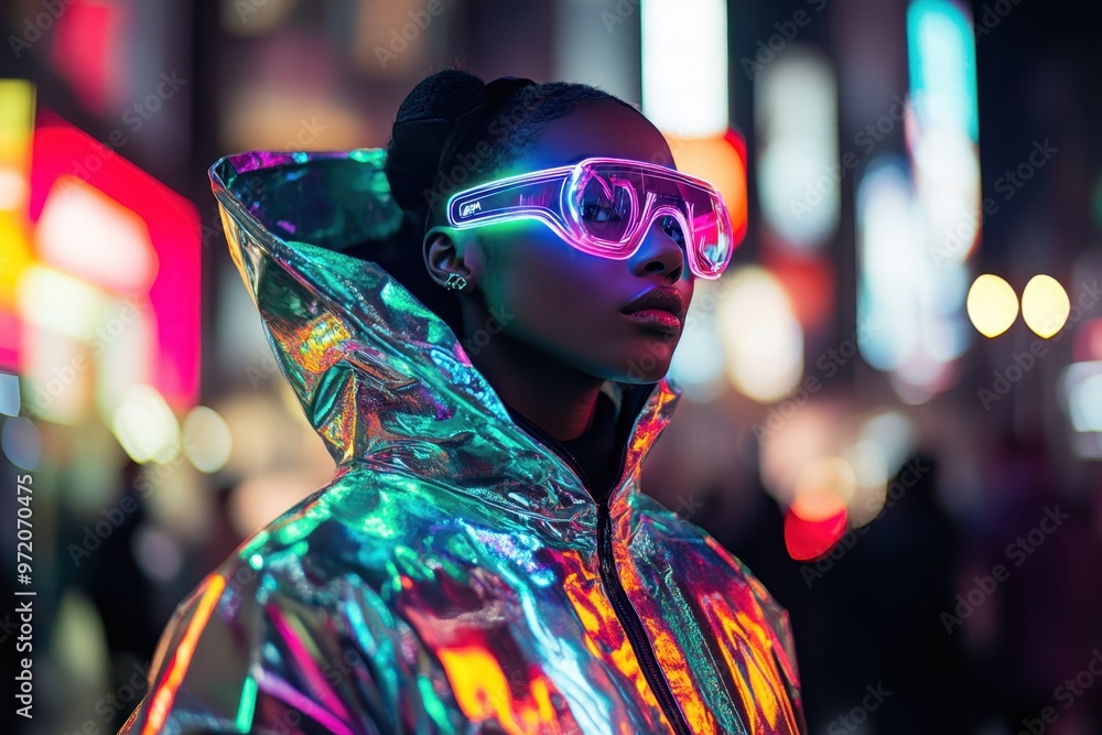 Future Forward: Youth in Neon Tech Streetwear Embracing Gen Z Fashion Trends of 2024 Future Forward: Youth in Neon Tech Streetwear Embracing Gen Z Fashion Trends of 2024