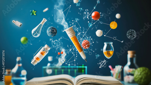 Science knowledge education concept photo