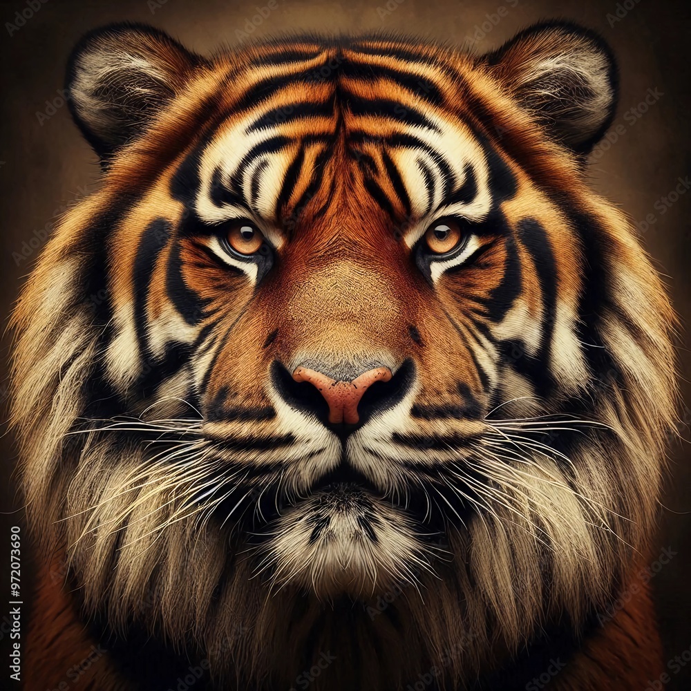 Fototapeta premium cara de tigre