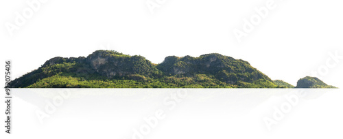  mountain with a green hillside